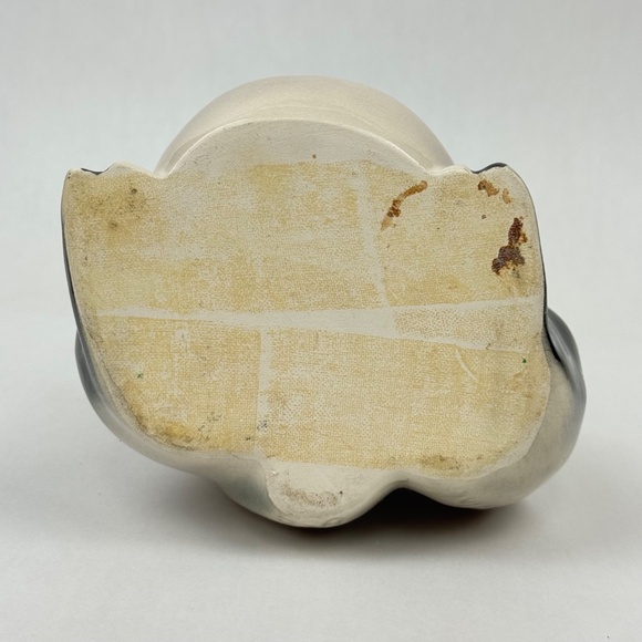 Mid Century 1956 McCoy Boxing Kangaroo Ceramic Dresser Caddy Valet Black & White - Picture 13 of 13